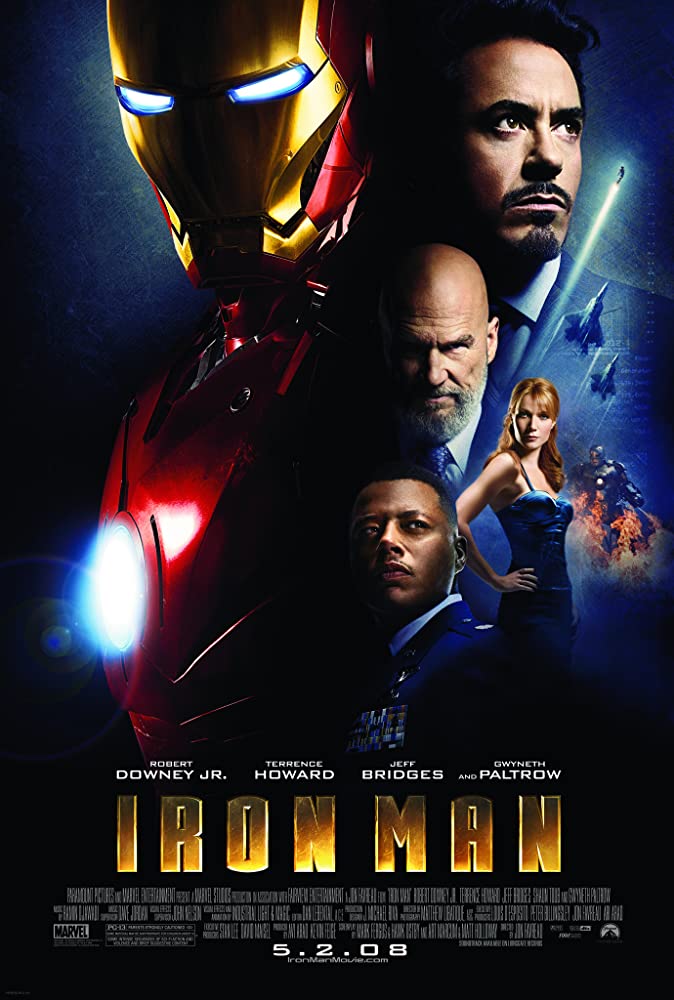 Iron Man

​Genre: Action, Äventyr, Sci-fi.
Handling: Han är smart och bygger maskiner. Han bygger sin egen dräkt för att rädda världen mot alla faror.

Stjärnor: 7.9 imdb.

Egen recension: Bra och spännande film. Jag ger den 8.5 stjärnor för den är väldigt trevlig. 

Visnings år: 2008